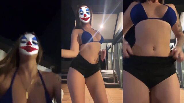 The loirinha has a great ass to shake with funk music