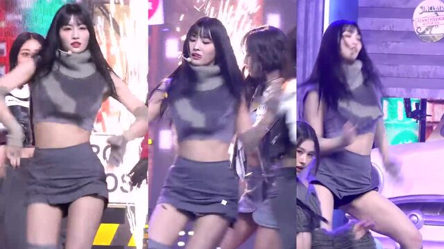 Asian hottie Momo performs with a popular K-pop girl group Twice in Japan
