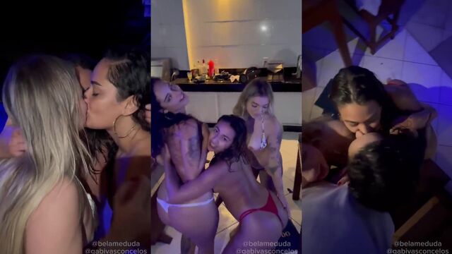 Hot Brazilian blonde peituda getting fucked hard in her wet pussy