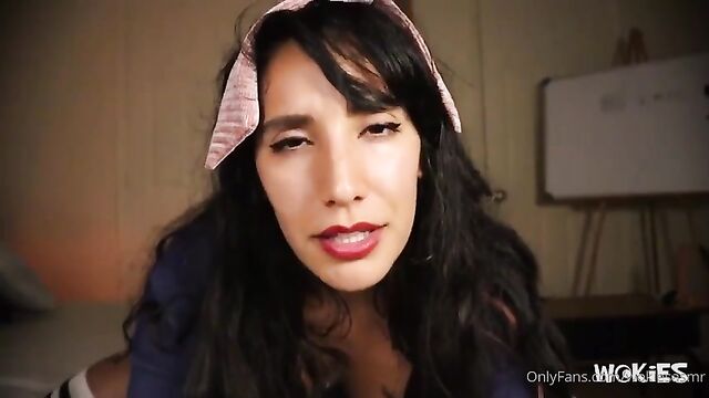 ASMR girlfriend roleplay - egirl - sex after work - POV hot virtual sex