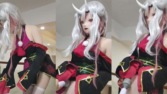 Kigurumi costumes for men and women with anime faces are available