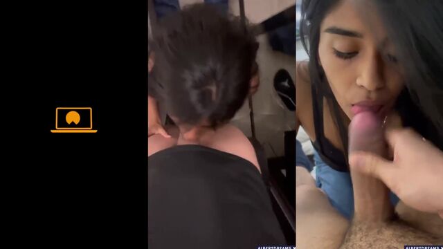 Facefucked Latina girl from a spicy page, not bad