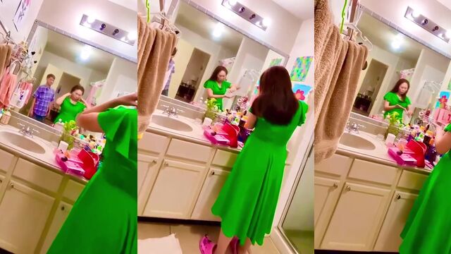 A hot Vietnamese girl is preparing for her first White fun