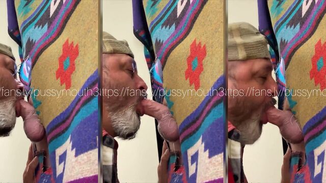 Sometimes my mouth gets a bit sloppy when working that cock over