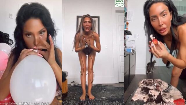 Bimbo MILF birthday special with unique jerk off instructions and feet focus