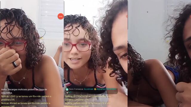 Hot palmada action on Bigo Live with Magrinha