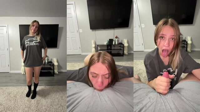 Young teen PAWG gets fucked and cummed on the dick