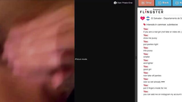 Hot Latina slut shows off her body and fingers her pussy on webcam