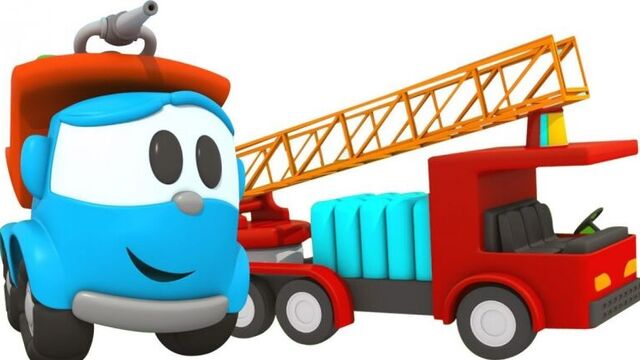 Грузовичок Лева и #машинки! Развивающий мультфильм про Леву и краски! Учим цвета с Левой!