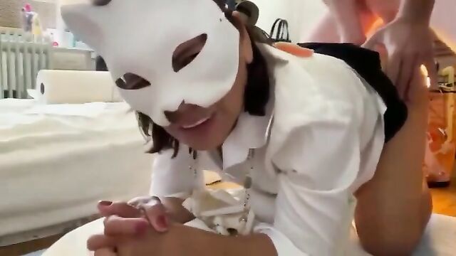An old Filipino lady got her asshole gapped hard