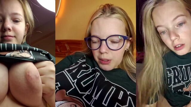 The fuck machine makes the slut cum live on cam