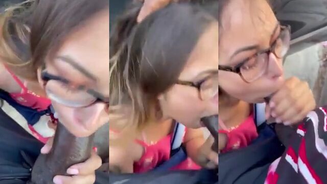 Best of sloppy blowjob with a cute Latina who loves to car blowjobs