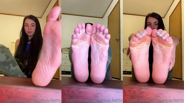 Southern girl’s feet and ass action with amazing Joi