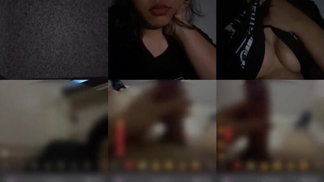 A sexy woman was caught during a cam show in Indonesia