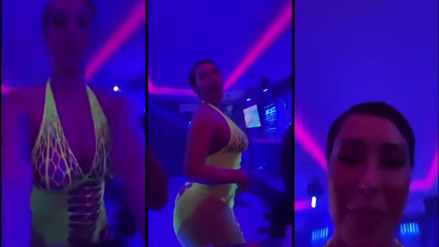 Thick Latina stripper shows her phat ass in a steamy IG video
