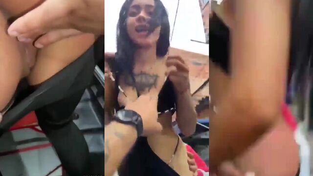 A young woman takes a rough encounter in the favela