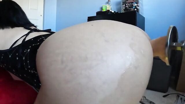 Petite Latina slut used for anal and BJ in a messy scene