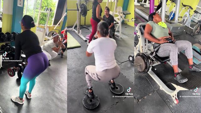 I'm looking for male approval at the gym, and it's a wild ride
