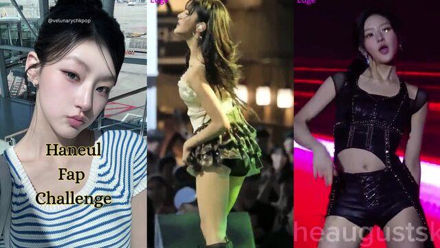 Kpop fap challenge with a kiss of life for Haneul