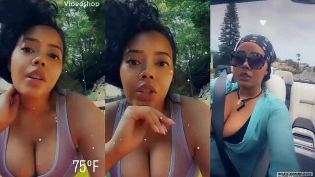 Angela Simmons gets her pussy railed in intense action