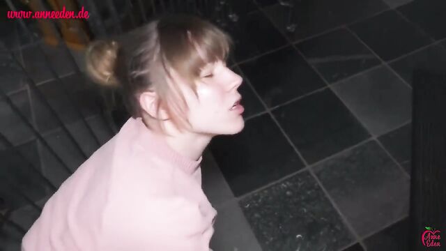 A man fucked a girl in the church, just like in the tales