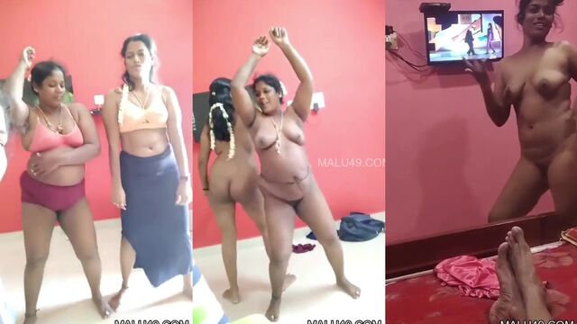 Tamil bhabhi's lesbian sex and nude dance