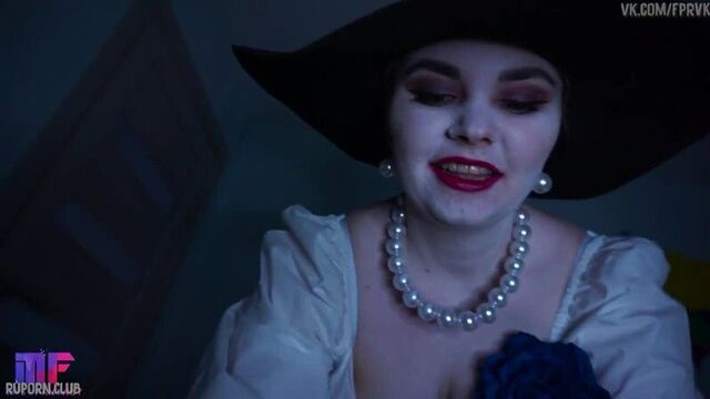 Леди Димитреску трахнет тебя Косплей Resident Evil Village Miss Fantasy [RUPORN.CLUB ПОРНО ВК new Porn vk, HD 1080, секс, трахае