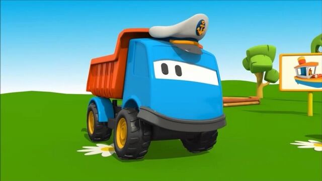 Мультики про машинки Грузовичок Лева ВСЕ СЕРИИ ПОДРЯД- , Мультфильм-конструктор