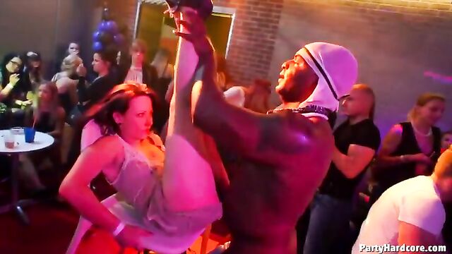 Girls going crazy in Las Vegas, part 2, wild party scene