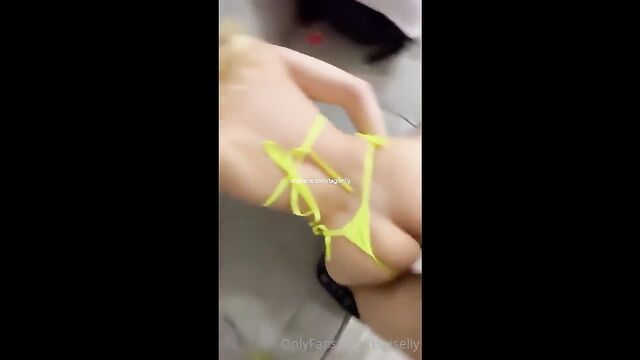 A cute girl was possessed by a little demon and had intense sex