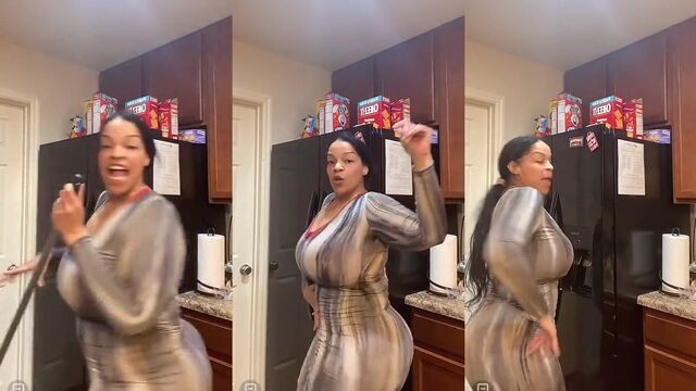 A fat Dominican ass is being bounced up and down hard