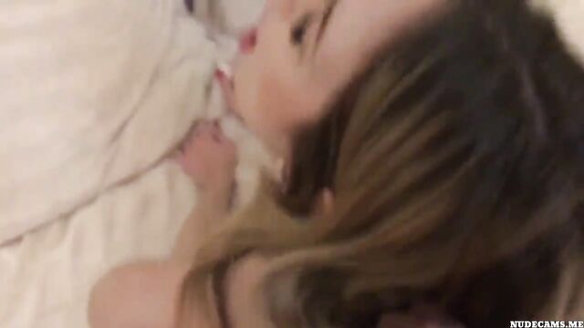The girl is very passionate and loves to be taken hard