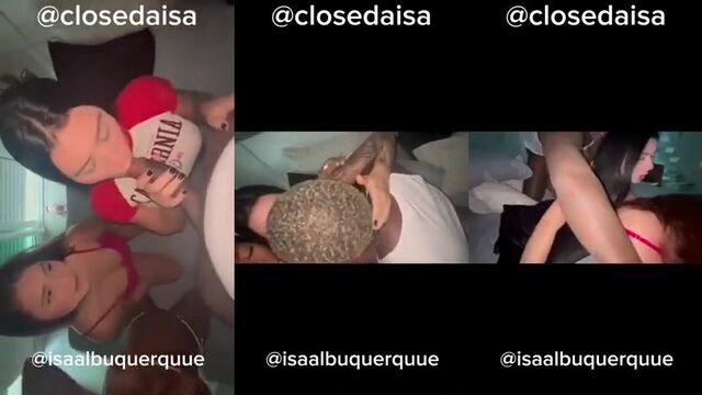 Isadora Albuquerque in sensual action with MC Ig, showcasing her captivating allure