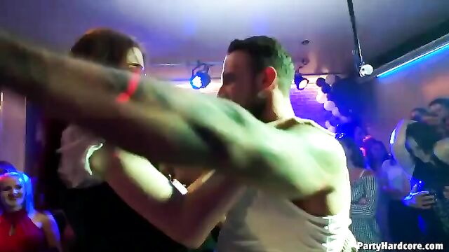 Girls are going crazy at the party in Las Vegas
