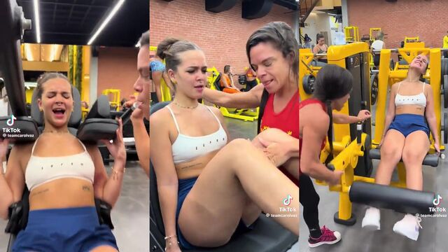 A guy shot his cum on the ass of his girlfriend in a steamy TikTok video