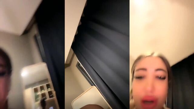 Big tits white teen Lali + Poine in hot solo action
