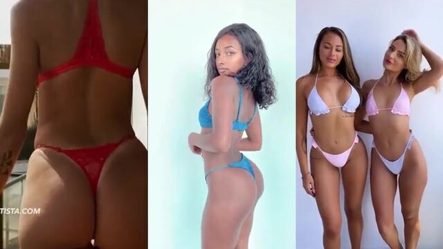 Bikini try on haul compilation video for sexy ladies