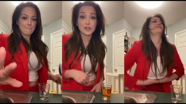 A little whiskey and a little flashing in the camera viewfinder