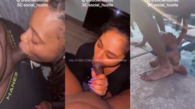 Ebony compilation featuring OnlyFans thots and IG models