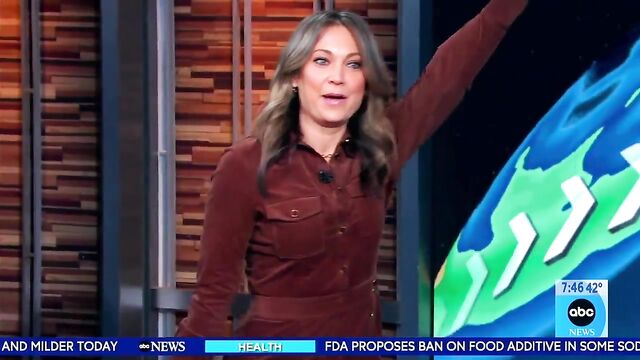 Ginger Zee gets her pussy stuffed with cock in an intense session