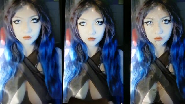 JustaMinx delivers a juicy cum tribute that is sure to impress
