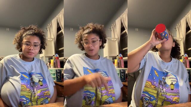A super cute girl is having fun with her boyfriend