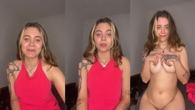 Anjinha finger-fucking herself thinking of you with a toy and plug