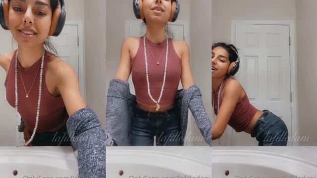Horny Latina dancing with hot moves