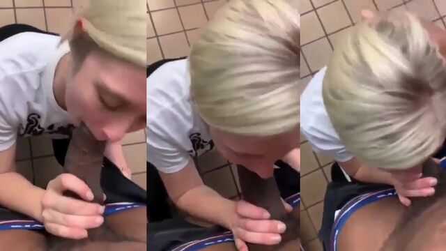 Amateur blonde girl gets her pussy railed in an intense session