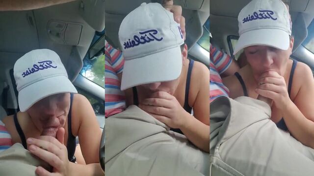 I'll show you how I suck and swallow golfers' cum