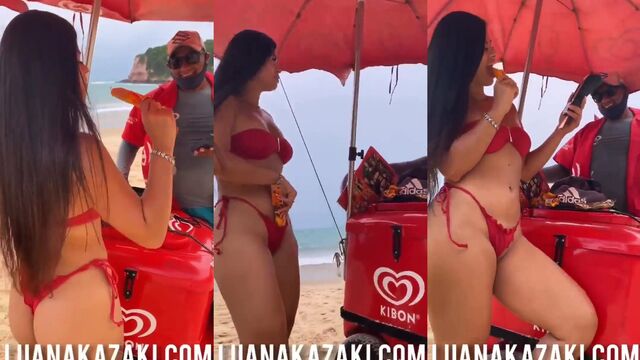 The sweetest first anal sex with the cutie Luana Kazaki