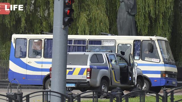 Захват заложников в автобусе в Луцке
