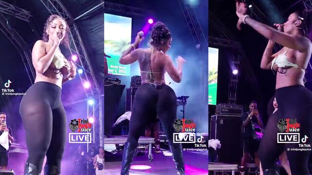 The hottest Jamaican girl Jada Kingdom giving you a holiday greeting