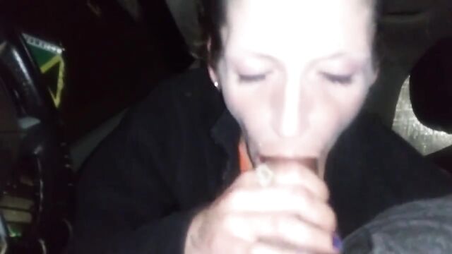 Cock eating crackheads get their mouths full of dick